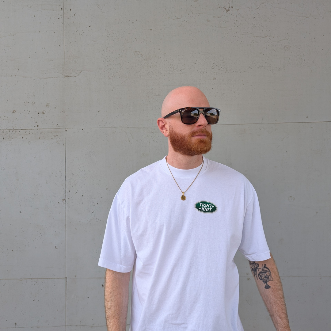 Oval Logo Tight Knit Tee