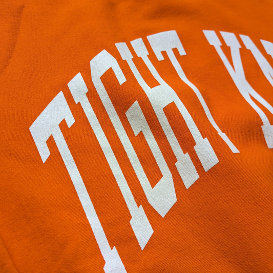 Tight Knit Collegiate Crewneck Orange