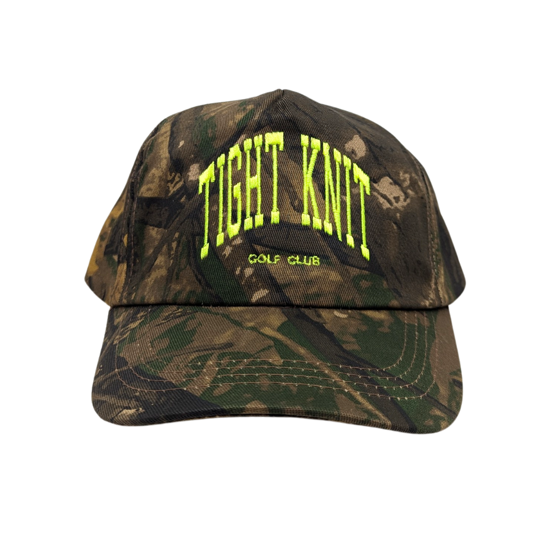 Tight Knit Golf Club Camo/Volt Yellow Hat