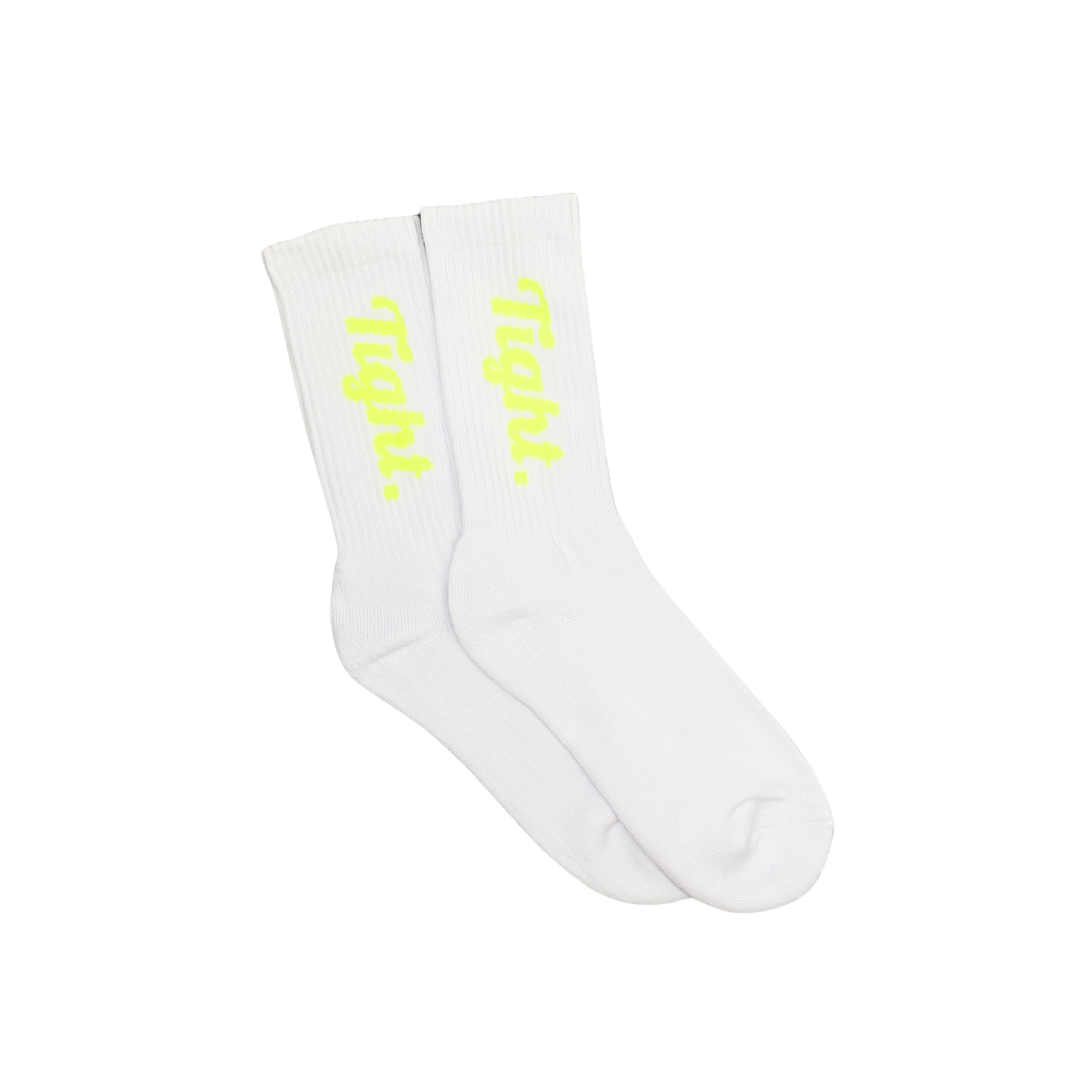 Tight Knit Socks Volt/White